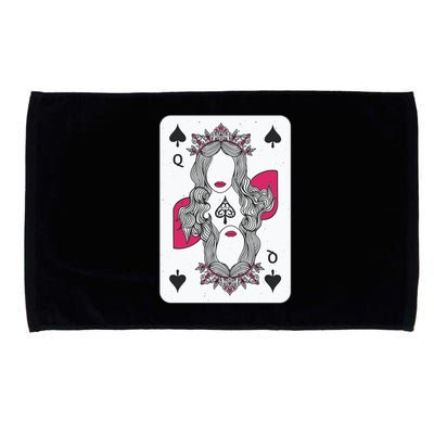 Queen Of Spades Microfiber Hand Towel