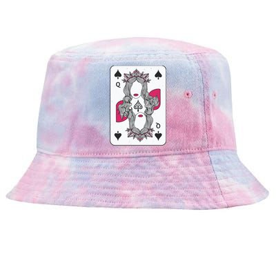 Queen Of Spades Tie-Dyed Bucket Hat