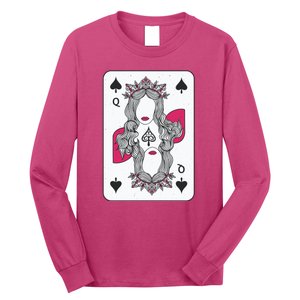 Queen Of Spades Long Sleeve Shirt