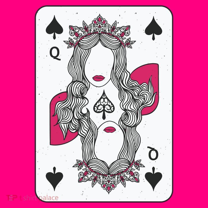 Queen Of Spades Button