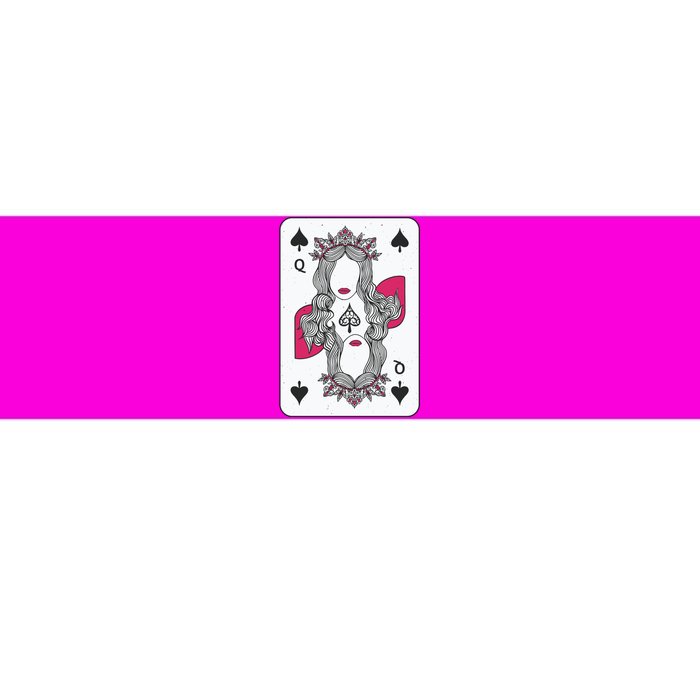 Queen Of Spades Bumper Sticker