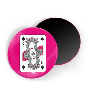 Queen Of Spades Magnet