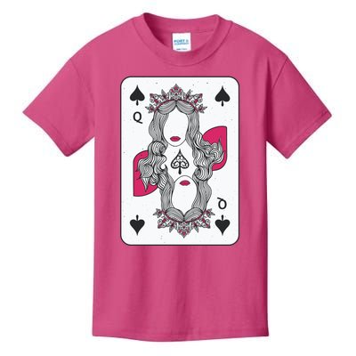 Queen Of Spades Kids T-Shirt