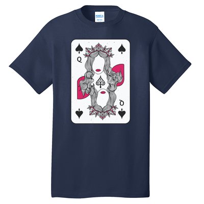 Queen Of Spades Tall T-Shirt