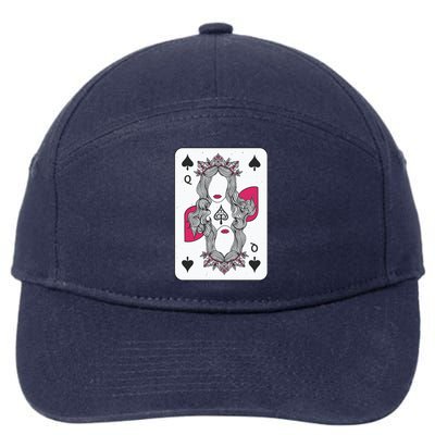 Queen Of Spades 7-Panel Snapback Hat