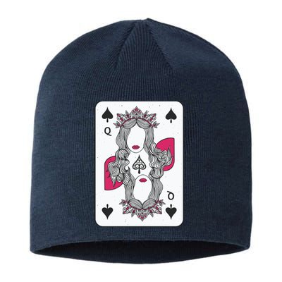 Queen Of Spades Sustainable Beanie