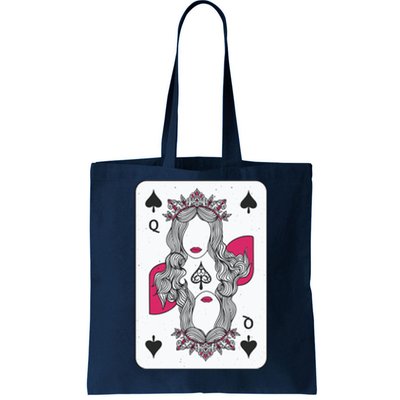 Queen Of Spades Tote Bag