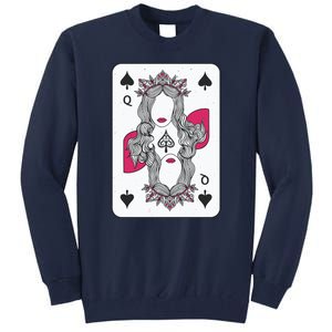 Queen Of Spades Tall Sweatshirt