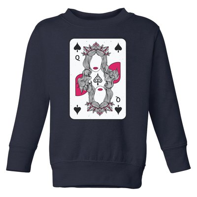 Queen Of Spades Toddler Sweatshirt