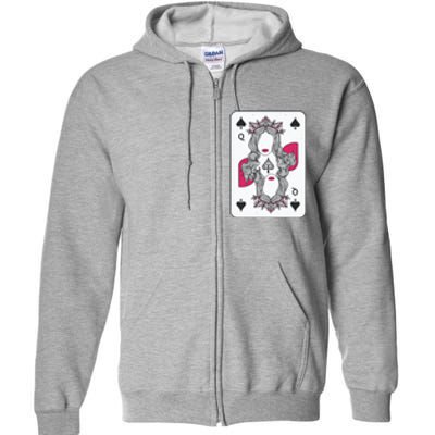 Queen Of Spades Full Zip Hoodie