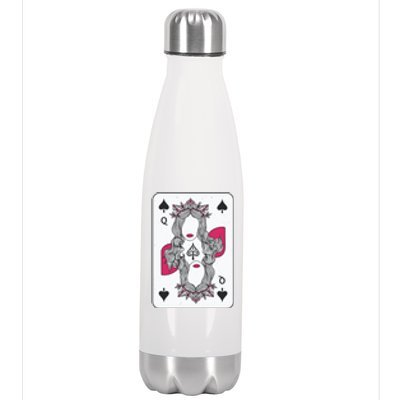 Queen Of Spades Stainless Steel Insulated Water Bottle