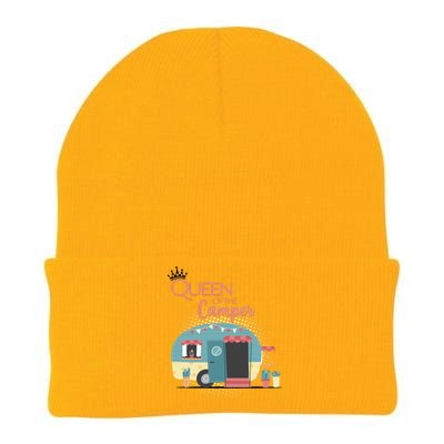 Queen Of The Camper Knit Cap Winter Beanie