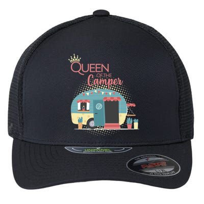 Queen Of The Camper Flexfit Unipanel Trucker Cap