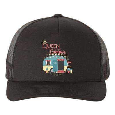 Queen Of The Camper Yupoong Adult 5-Panel Trucker Hat