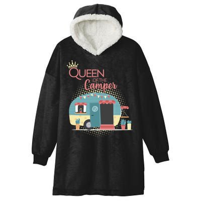 Queen Of The Camper Hooded Wearable Blanket