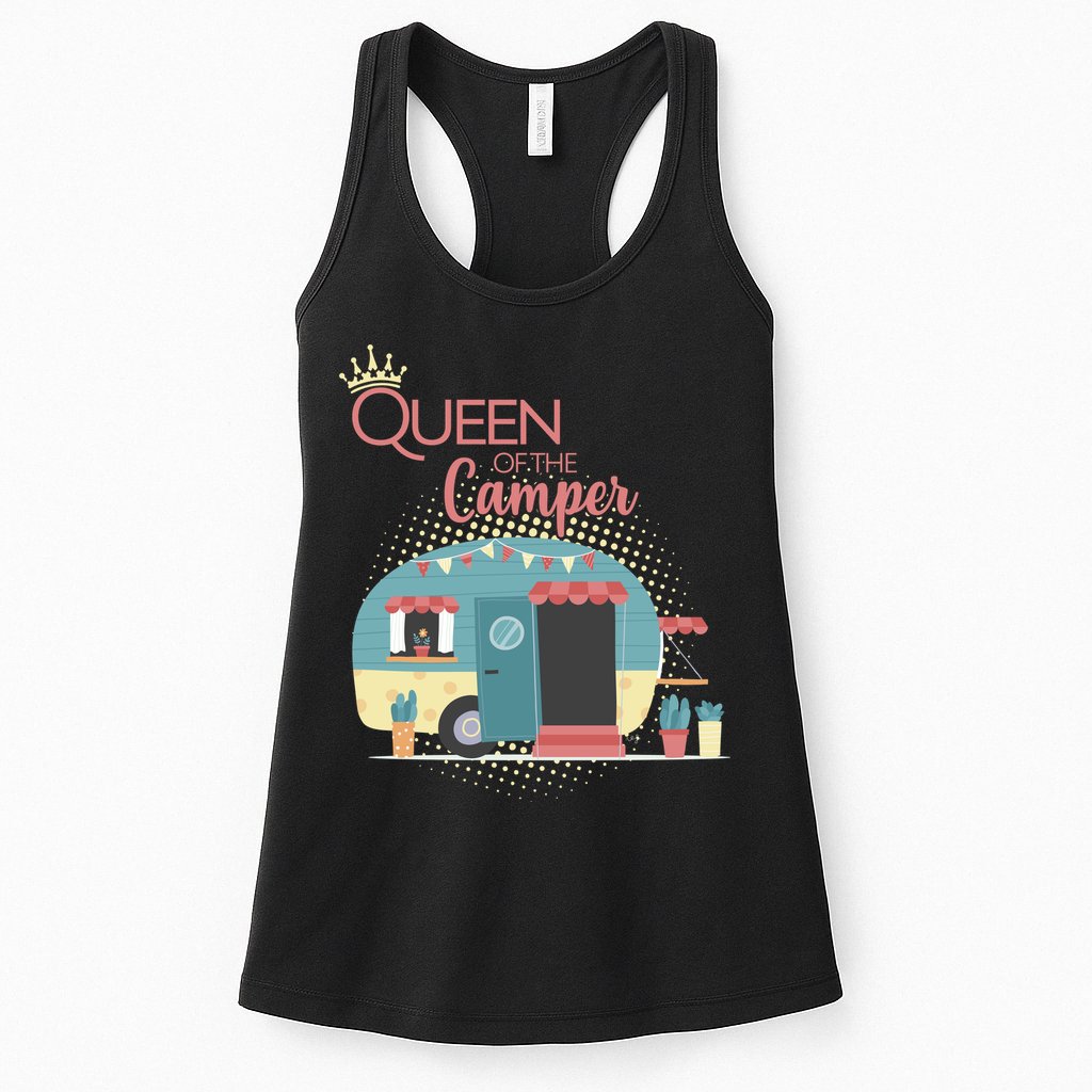 Queen Of The Camper Womens Tank Top
