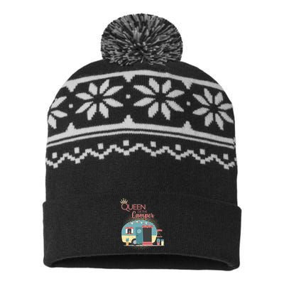 Queen Of The Camper USA-Made Snowflake Beanie