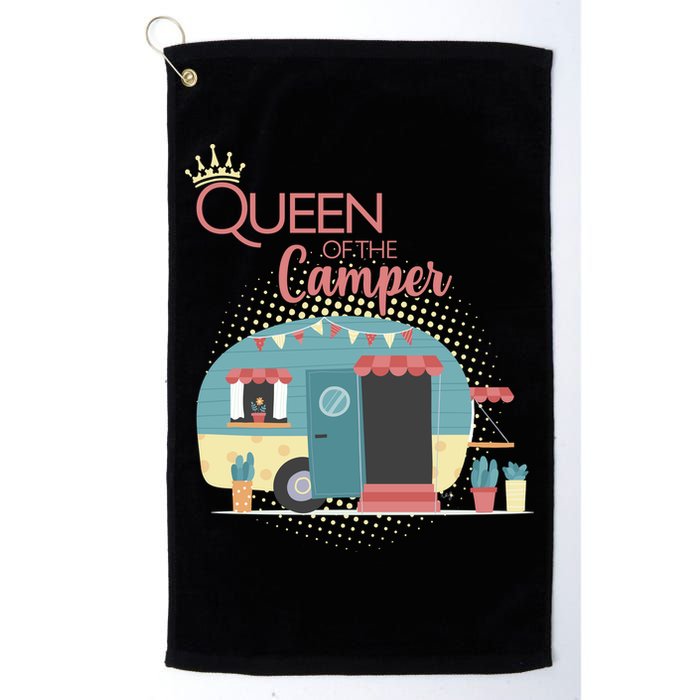 Queen Of The Camper Golf Towel