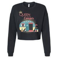 Queen Of The Camper Cropped Pullover Crew