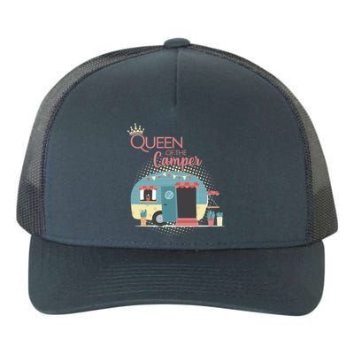 Queen Of The Camper Yupoong Adult 5-Panel Trucker Hat