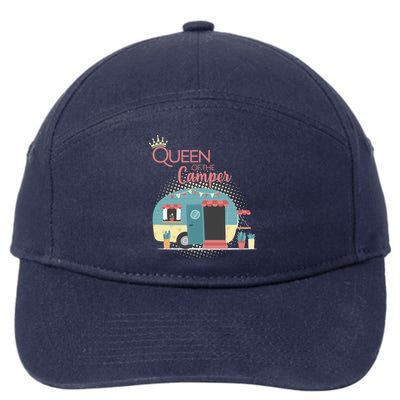 Queen Of The Camper 7-Panel Snapback Hat