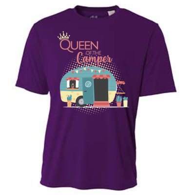 Queen Of The Camper Cooling Performance Crew T-Shirt