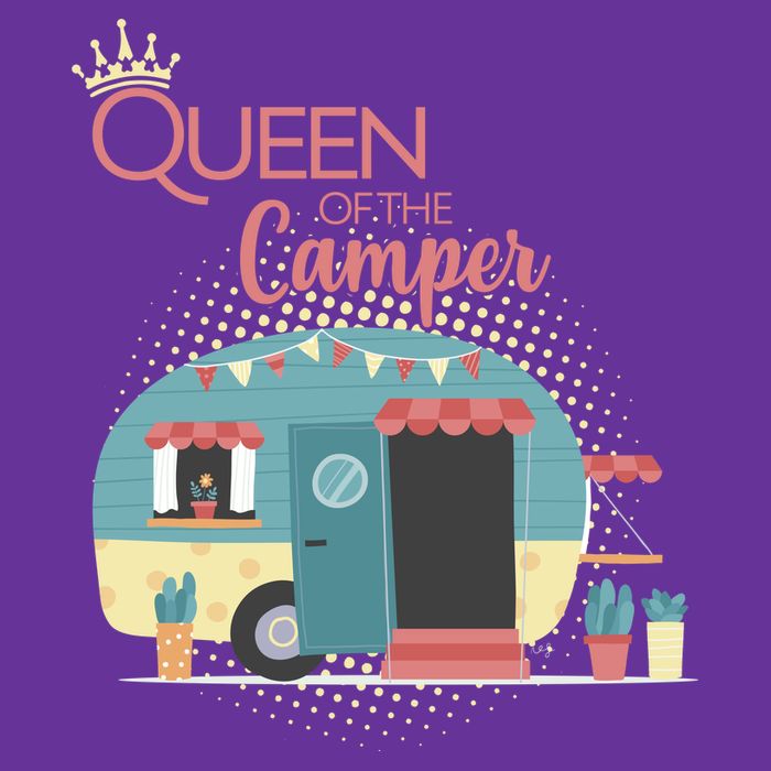 Queen Of The Camper Cooling Performance Crew T-Shirt