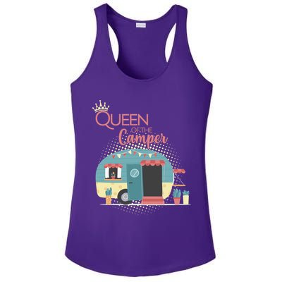 Queen Of The Camper Ladies PosiCharge Competitor Racerback Tank