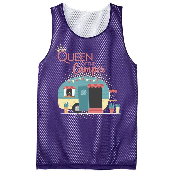 Queen Of The Camper Mesh Reversible Basketball Jersey Tank