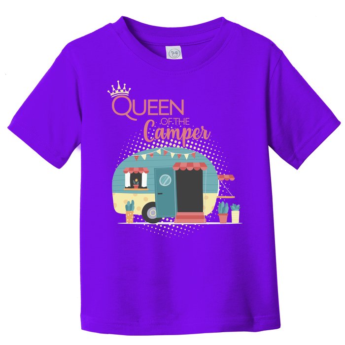 Queen Of The Camper Toddler T-Shirt