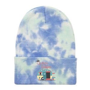 Queen Of The Camper Tie Dye 12in Knit Beanie