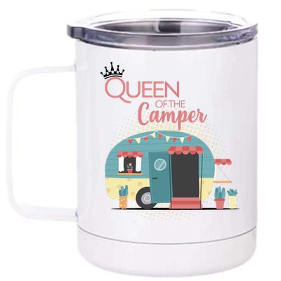 Queen Of The Camper 12 oz Stainless Steel Tumbler Cup