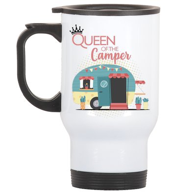 Queen Of The Camper Stainless Steel Travel Mug