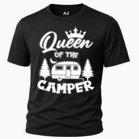 Queen of the Camper Funny Camping Cooling Performance Crew T-Shirt
