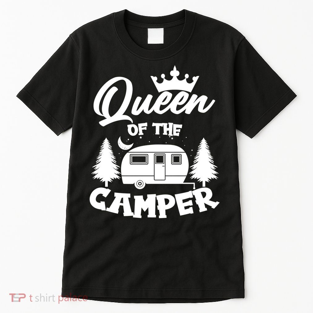 Queen of the Camper Funny Camping Tall T-Shirt