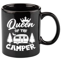 Queen of the Camper Funny Camping 11oz C Handle Ceramic Mug