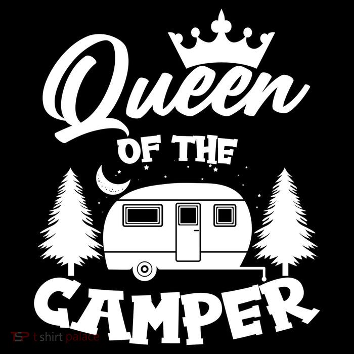 Queen of the Camper Funny Camping Baby Bodysuit