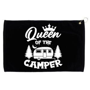 Queen of the Camper Funny Camping Grommeted Golf Towel