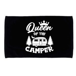 Queen of the Camper Funny Camping Microfiber Hand Towel