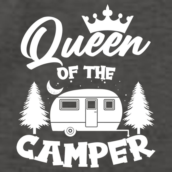 Queen of the Camper Funny Camping Vector Backpack