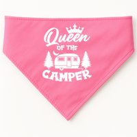 Queen of the Camper Funny Camping USA-Made Doggie Bandana