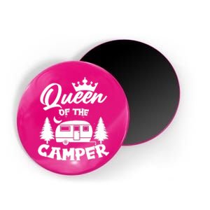 Queen of the Camper Funny Camping Magnet