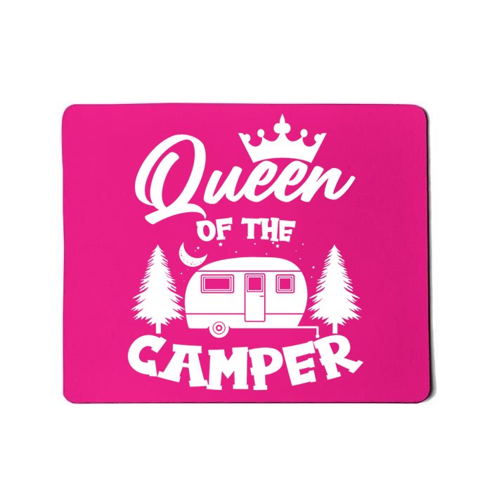 Queen of the Camper Funny Camping Mousepad