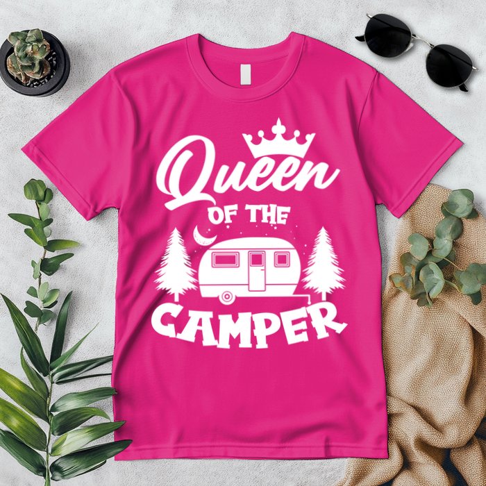 Queen of the Camper Funny Camping Premium T-Shirt