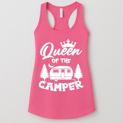 Queen of the Camper Funny Camping Womens Tank Top