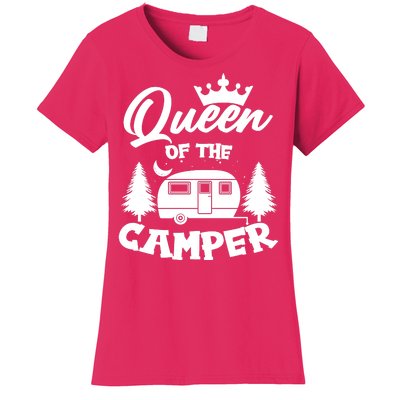 Queen of the Camper Funny Camping Women's T-Shirt