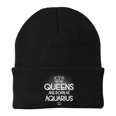 Queens Are Born As Aquarius Beanie