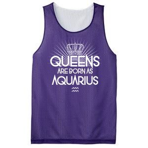 Queens Are Born As Aquarius Mesh Reversible Basketball Jersey Tank