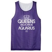 Queens Are Born As Aquarius Mesh Reversible Basketball Jersey Tank