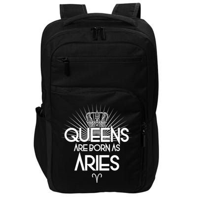 Queens Are Born As Aries Impact Tech Backpack